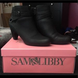 Sam & Libby Black Booties